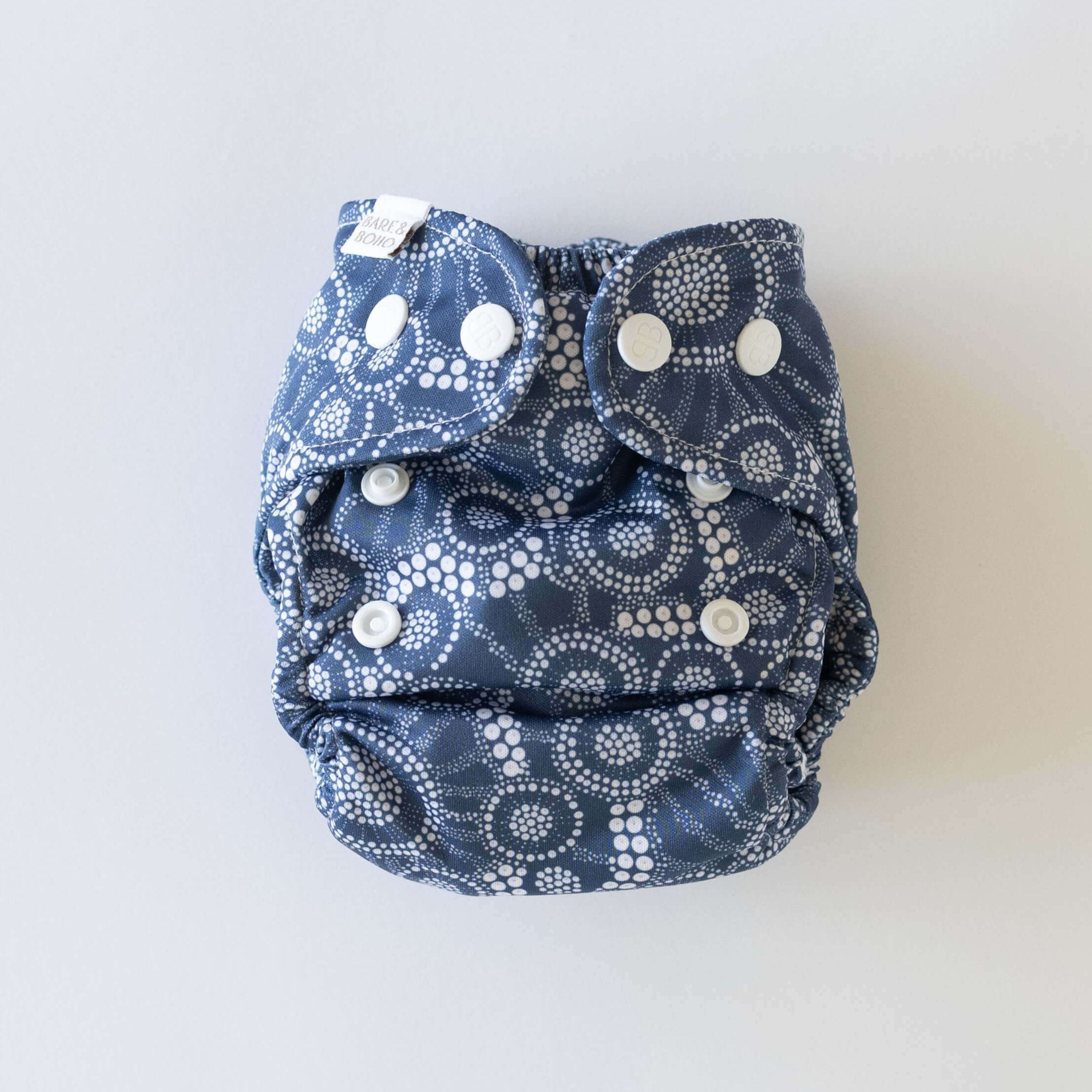 Newborn Flexi Cover Nappy 2.0 | Jellyfish Tide