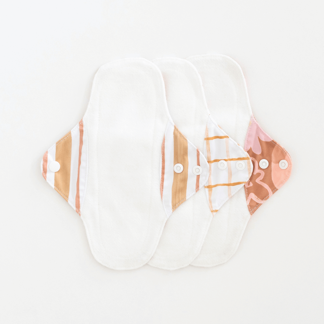 Reusable Cloth Pads Light | 3 Pack Posy