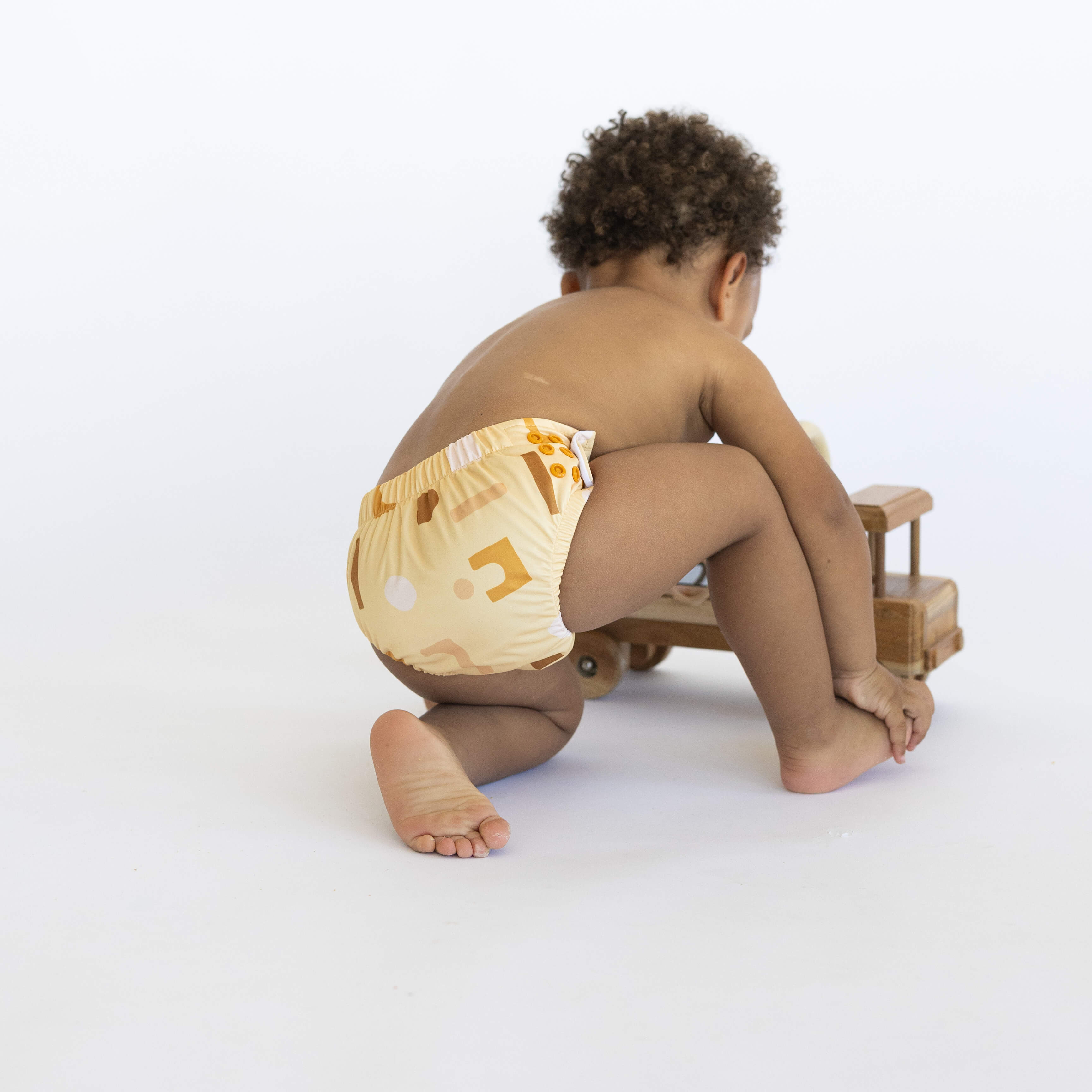 Reusable Swim Nappy | Apricot Shapes